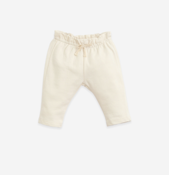 Play Up Baby Baumwollhose mit Jersey-Stich | creme